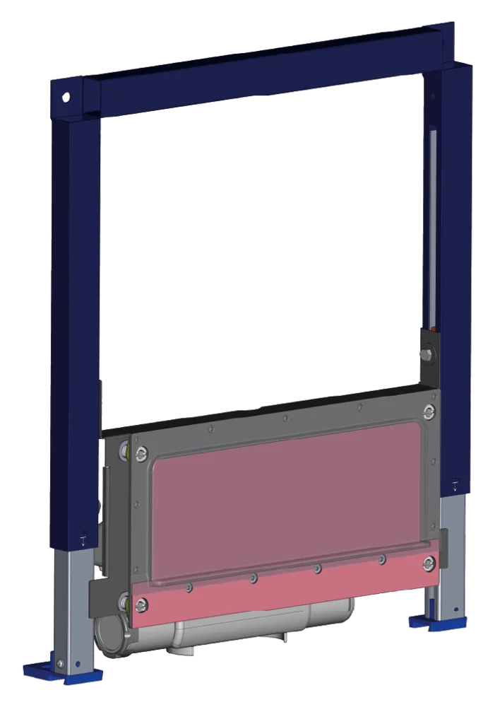Villeroy & Boch ViConnect Wandablaufeinheit inkl. Rahmen, 525x510x135mm, weiß