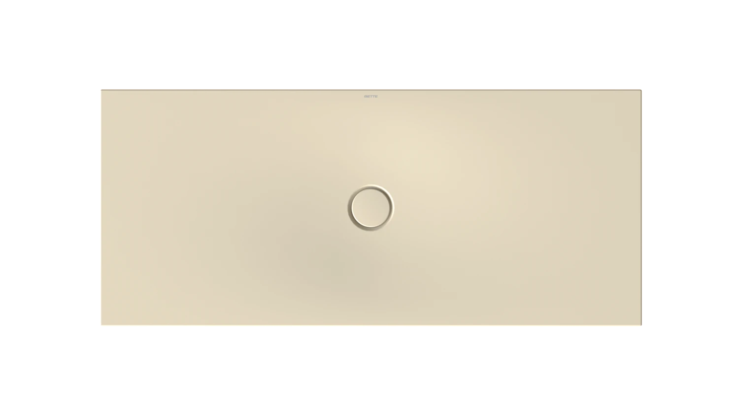 Bette rechteck Duschwanne „BetteFloor“ 1600 × 700 mm ohne Oberflächenbeschichtung, ohne Oberflächenveredelung, ohne Wannenträger, in Jasmin