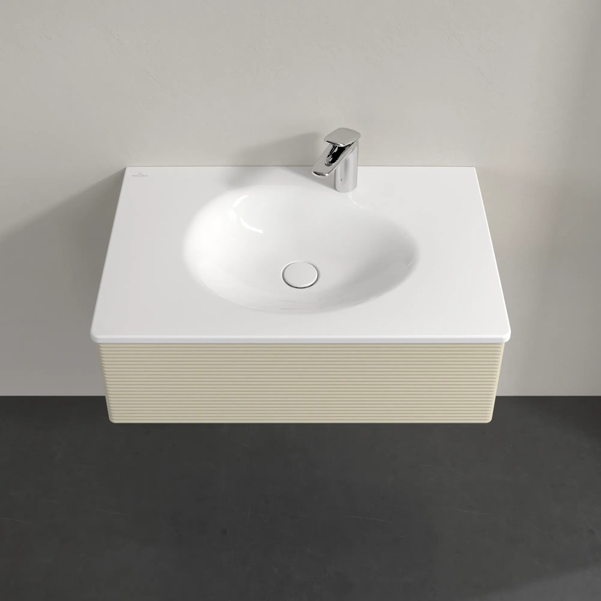Villeroy & Boch Antao Waschbeckenunterschrank K01, 788x256x496 mm, Silk Grey Matt