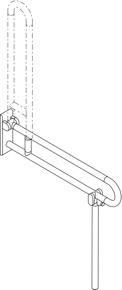 HEWI Stützklappgriff „Serie 801“