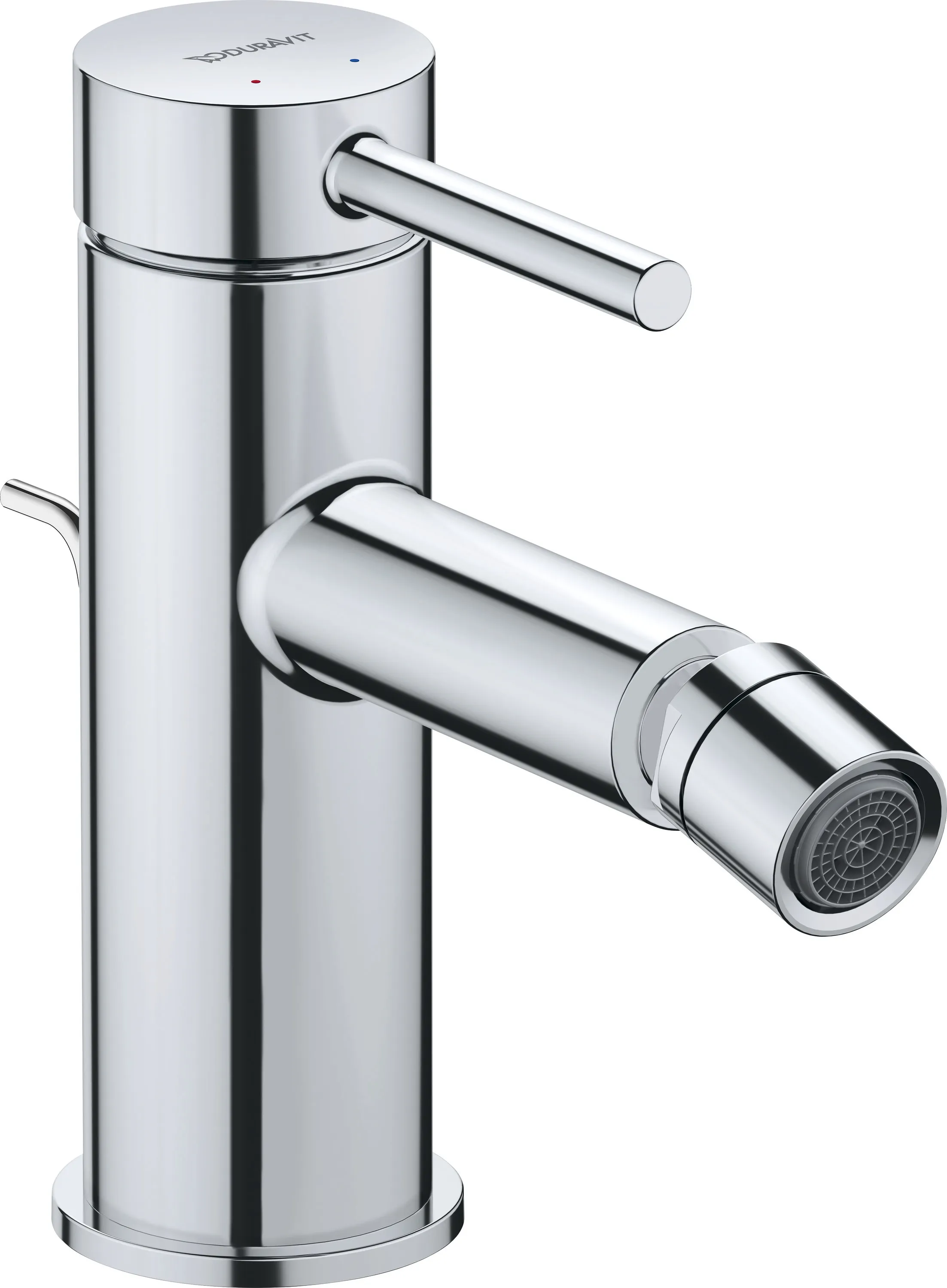Duravit Einhand-Bidetarmatur „Circle“ Ausladung 128 mm in Chrom Duravit Einhand-Bidetarmatur „Circle“ Ausladung 128 mm in Chrom
