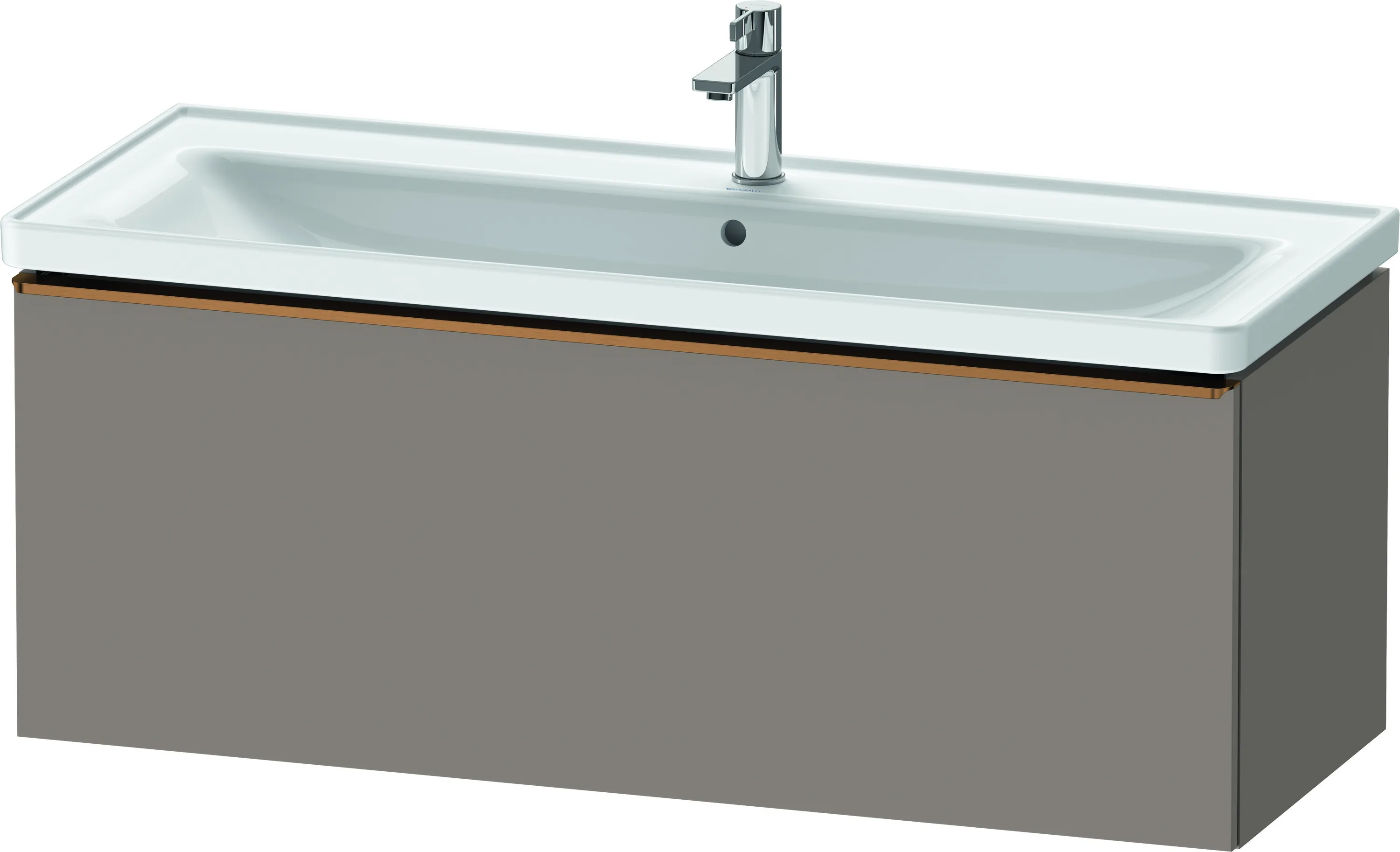 Duravit Waschtischunterschrank wandhängend „D-Neo“ 118,4 × 44 × 45,2 cm Basalt Matt Duravit Waschtischunterschrank wandhängend „D-Neo“ 118,4 × 44 × 45,2 cm Basalt Matt