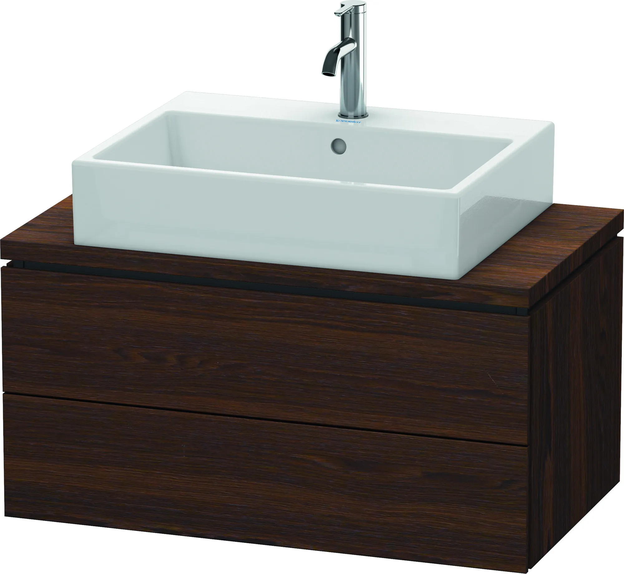 Duravit Waschtischunterschrank wandhängend „L-Cube“ 82 × 40 × 47,7 cm Nussbaum gebürstet Duravit Waschtischunterschrank wandhängend „L-Cube“ 82 × 40 × 47,7 cm Nussbaum gebürstet