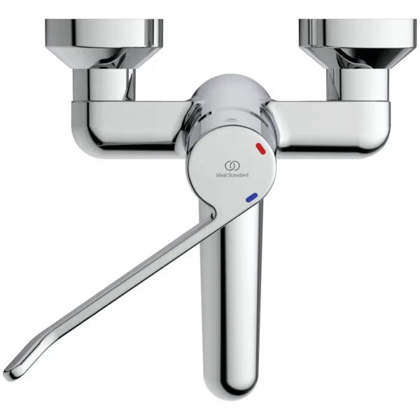 Ideal Standard Wandwaschtisch-Sicherheitsarmatur Ceraplus B8314AA, Einhebel, 180mm Hebel, 150mm Ausladung, Chrom