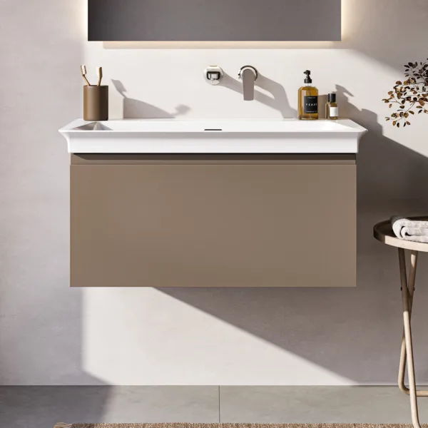 Ideal Standard Waschtischunterschrank „Finesse“ 80 × 37,5 × 44 cm Greige matt