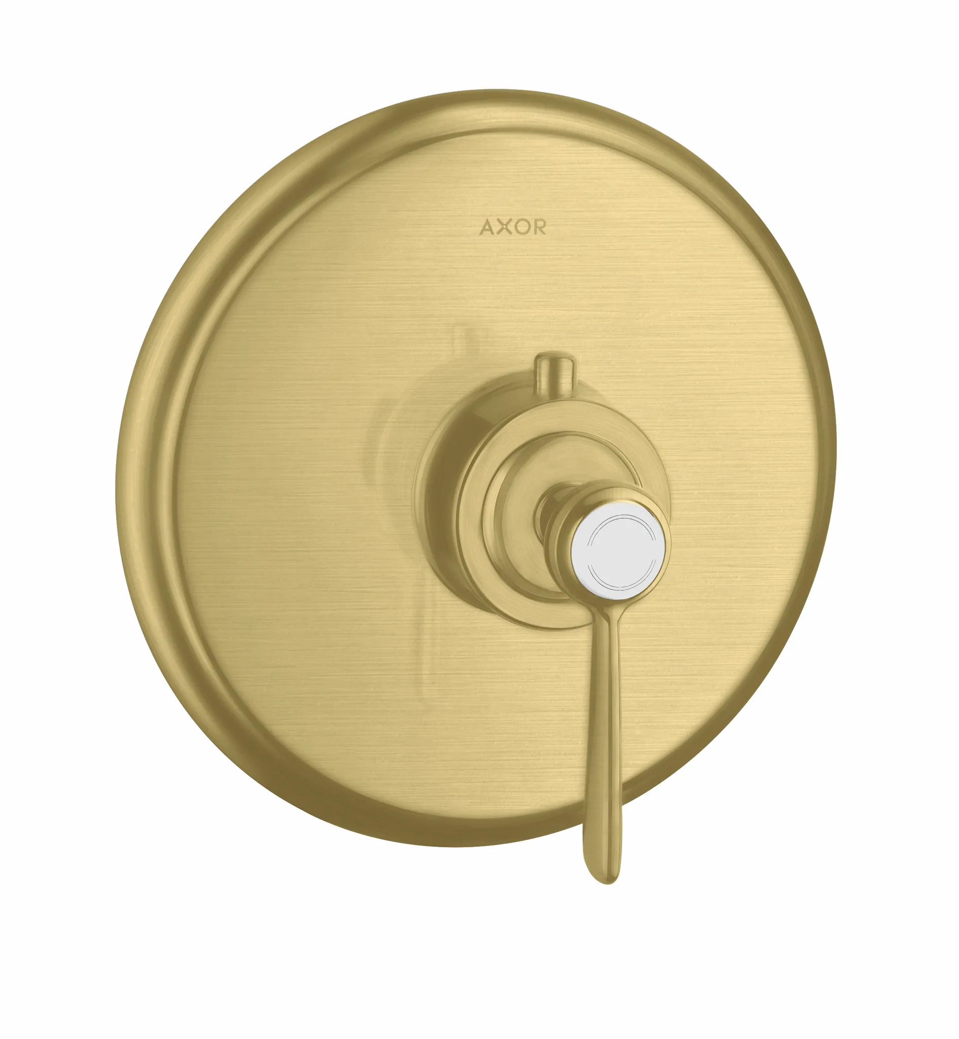 Hansgrohe AXOR Montreux Thermostat Unterputz mit Hebelgriff BB, Brushed Brass, max. Durchflussmenge 43 l/min, einstellbare Temperaturbegrenzung Hansgrohe AXOR Montreux Thermostat Unterputz mit Hebelgriff BB, Brushed Brass, max. Durchflussmenge 43 l/min, einstellbare Temperaturbegrenzung