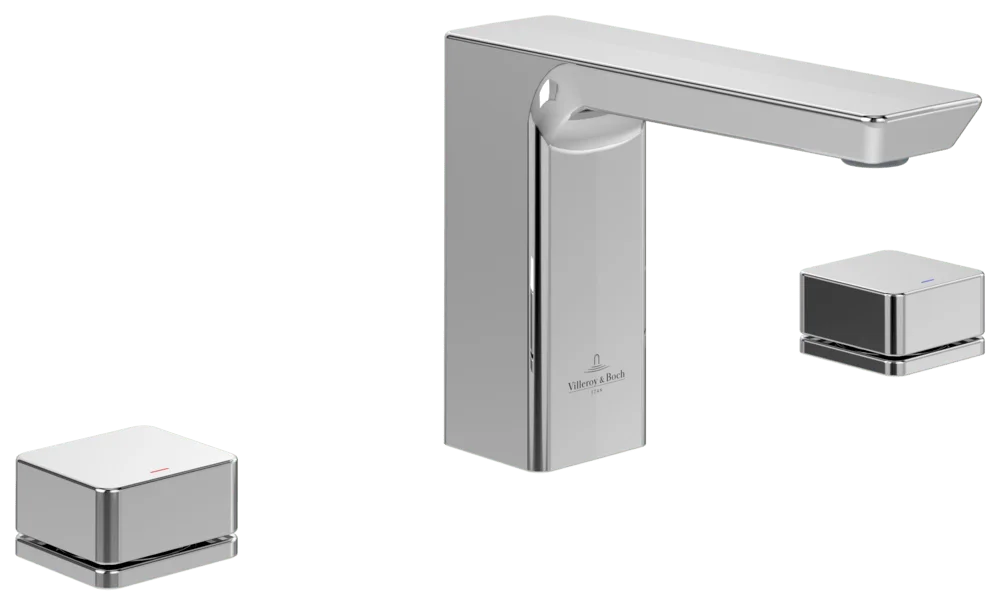 Villeroy & Boch Subway 3.0 Dreiloch-Waschtischarmatur, Chrom, 345 x 122 x 178 mm Villeroy & Boch Subway 3.0 Dreiloch-Waschtischarmatur, Chrom, 345 x 122 x 178 mm