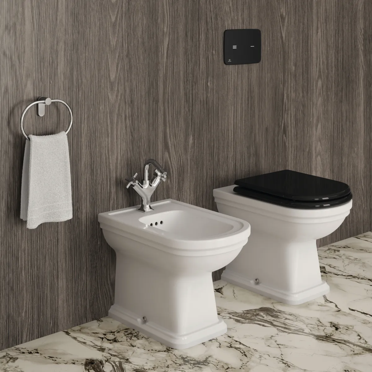 Ideal Standard Bidet „Calla“, Befestigung sichtbar 36 × 54 × 40 cm