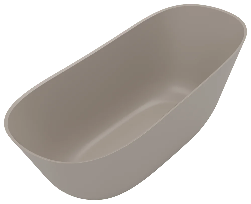 Villeroy & Boch Theano Badewanne Freistehend Curved Edition UBQ170ANH7F200TV 1700x750mm Almond