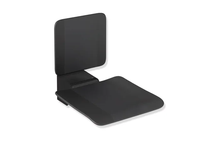 Klappsitz „System 900“ in Schwarz tiefmatt / Schwarz matt Klappsitz „System 900“ in Schwarz tiefmatt / Schwarz matt