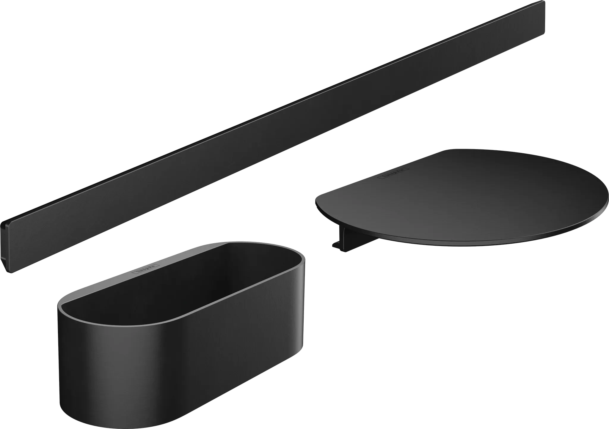 Hansgrohe WallStoris Badewannenset, Mattschwarz Hansgrohe WallStoris Badewannenset, Mattschwarz