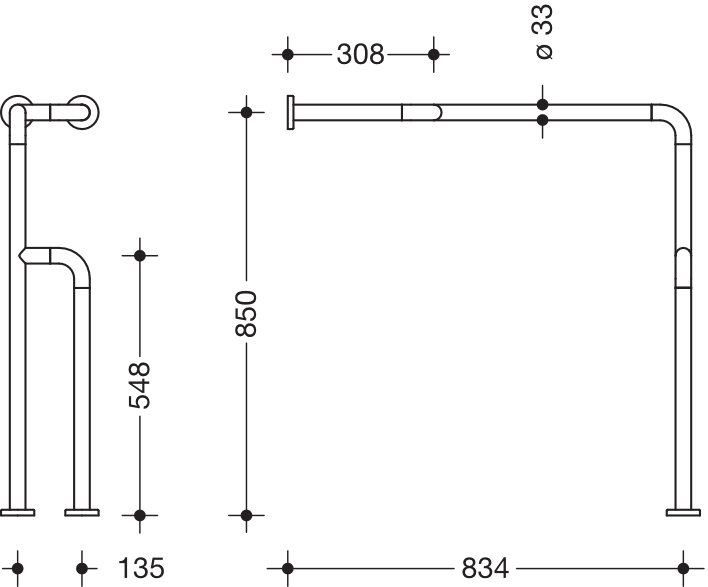 HEWI Haltegriff „Serie 801“