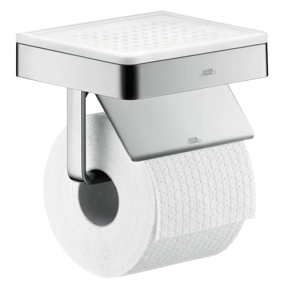 Hansgrohe AXOR Universal Softsquare Haltegriff, Chrom, Länge 374 mm, Bohrabstand 280 mm