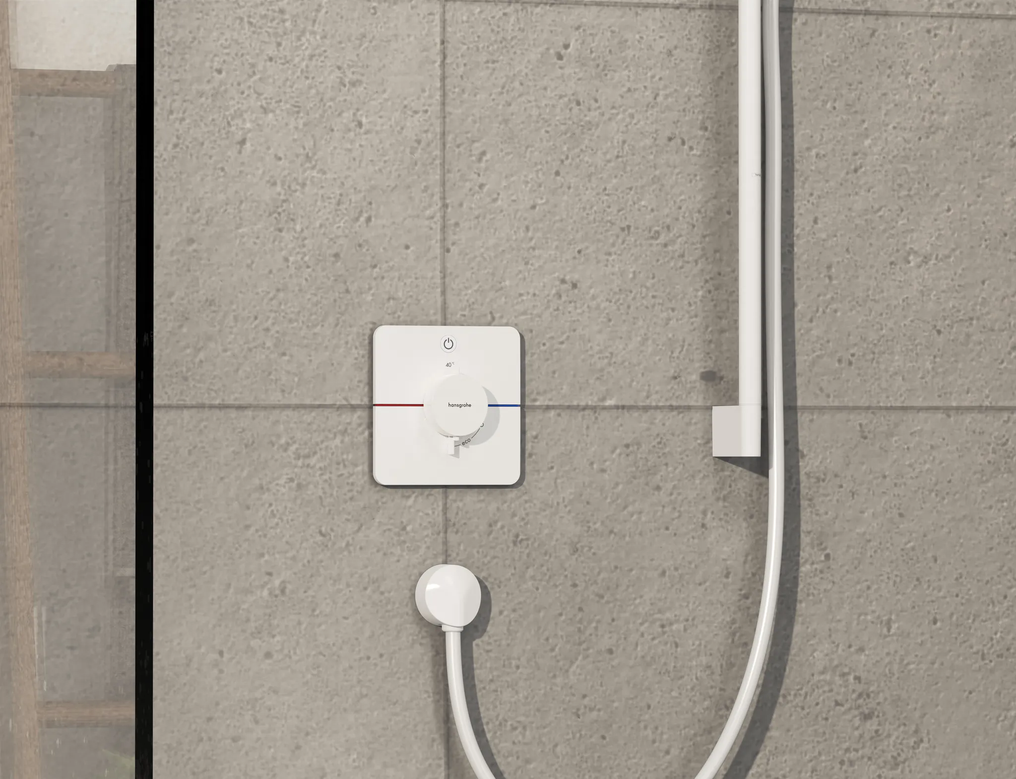 ShowerSelect Comfort Q Thermostat Unterputz für 1 Verbraucher Chrom ShowerSelect Comfort Q Thermostat Unterputz für 1 Verbraucher Chrom