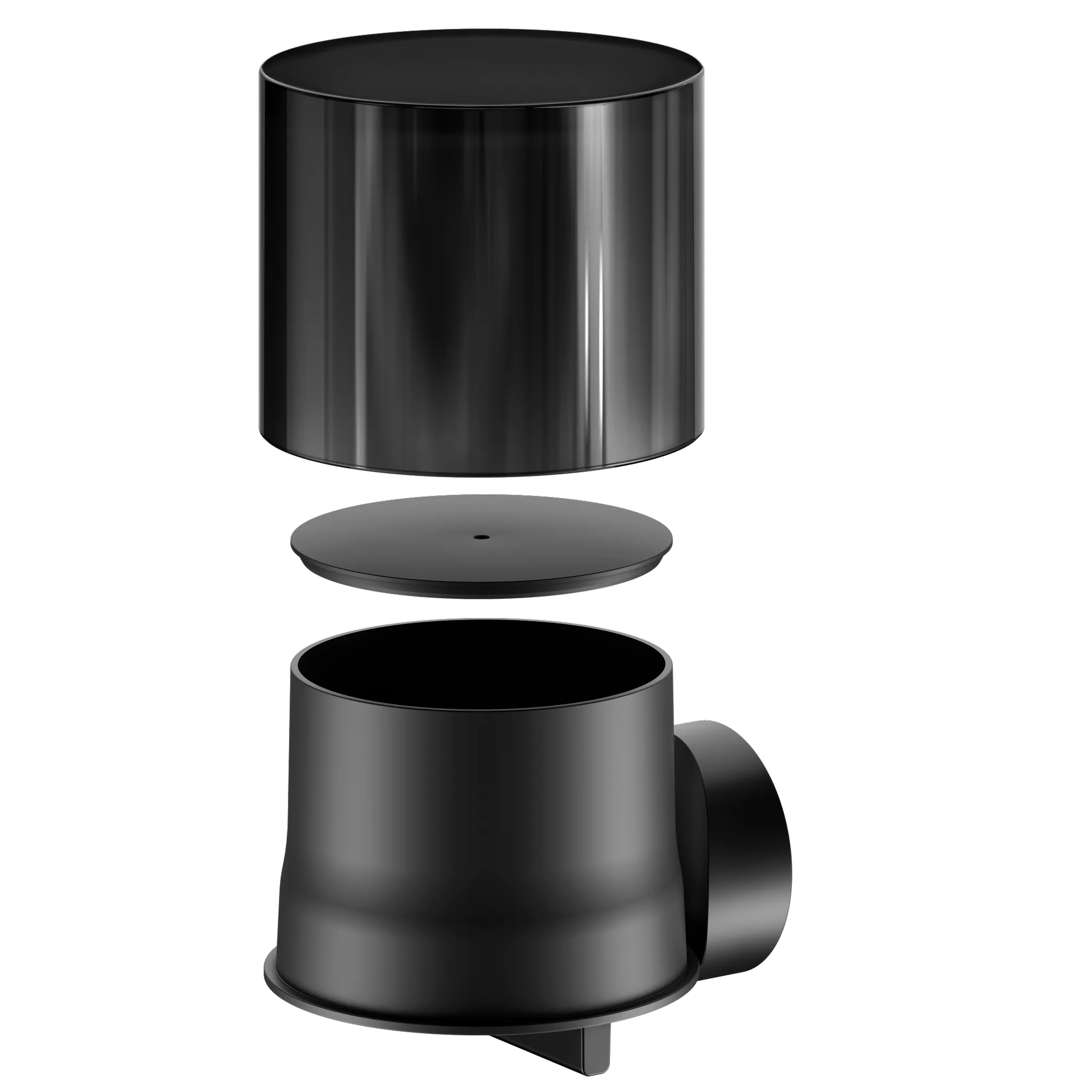 REVA 12852379000 Lotionspender mit Halter und Pumpe schwarz REVA 12852379000 Lotionspender mit Halter und Pumpe schwarz