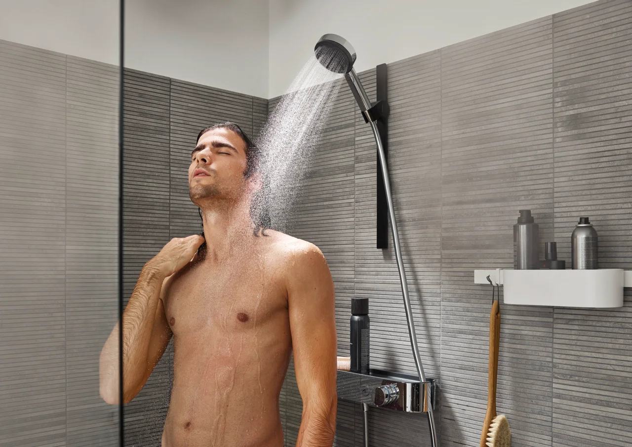 Hansgrohe ShowerTablet Select Brausethermostat 400 Aufputz, Chrom, DN15, max. Durchfluss 16,3 l/min, min./max. Betriebsdruck 1–10 bar