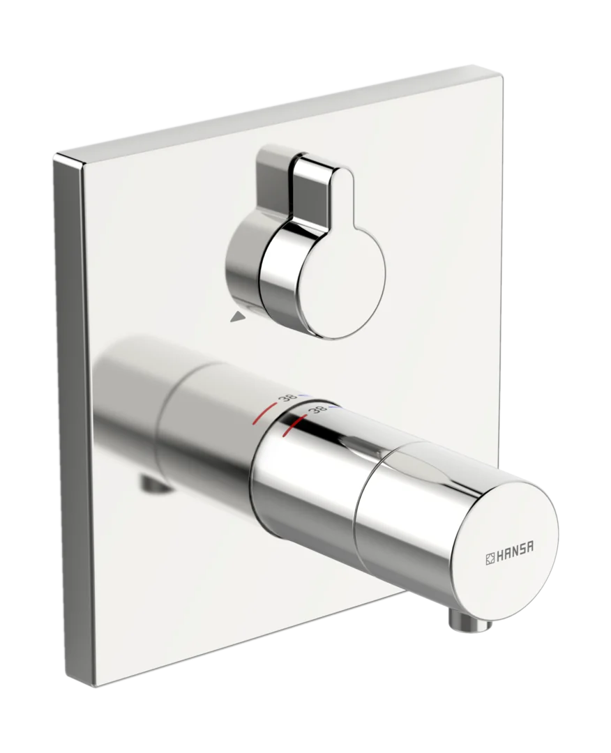 HansaVAROX Duscharmatur Wandmontage, Thermostat, Chrom HansaVAROX Duscharmatur Wandmontage, Thermostat, Chrom