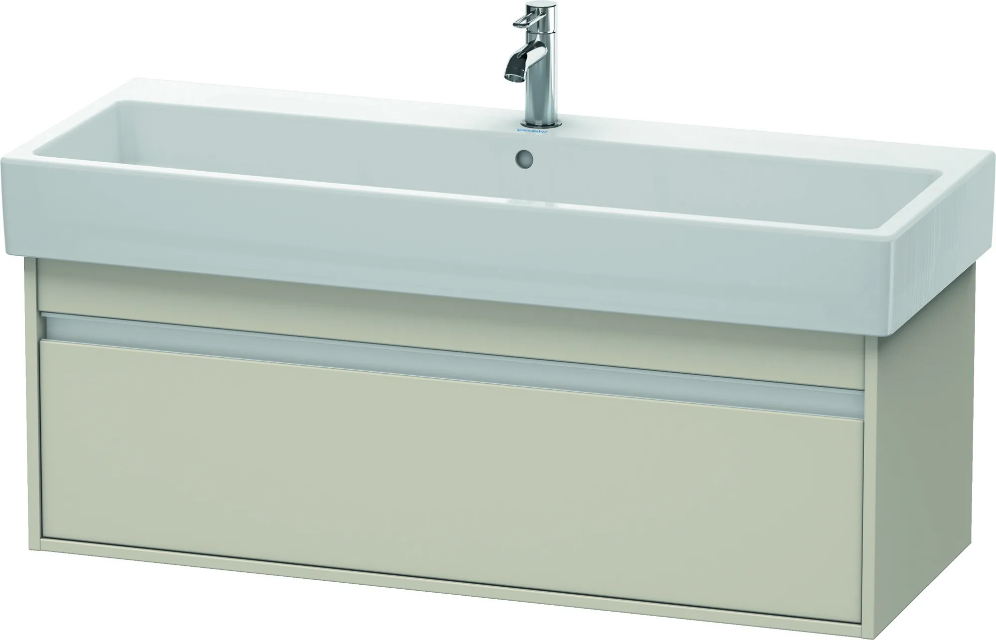 Duravit Waschtischunterschrank wandhängend „Ketho“ 115 × 41 × 44 cm Taupe Matt Duravit Waschtischunterschrank wandhängend „Ketho“ 115 × 41 × 44 cm Taupe Matt