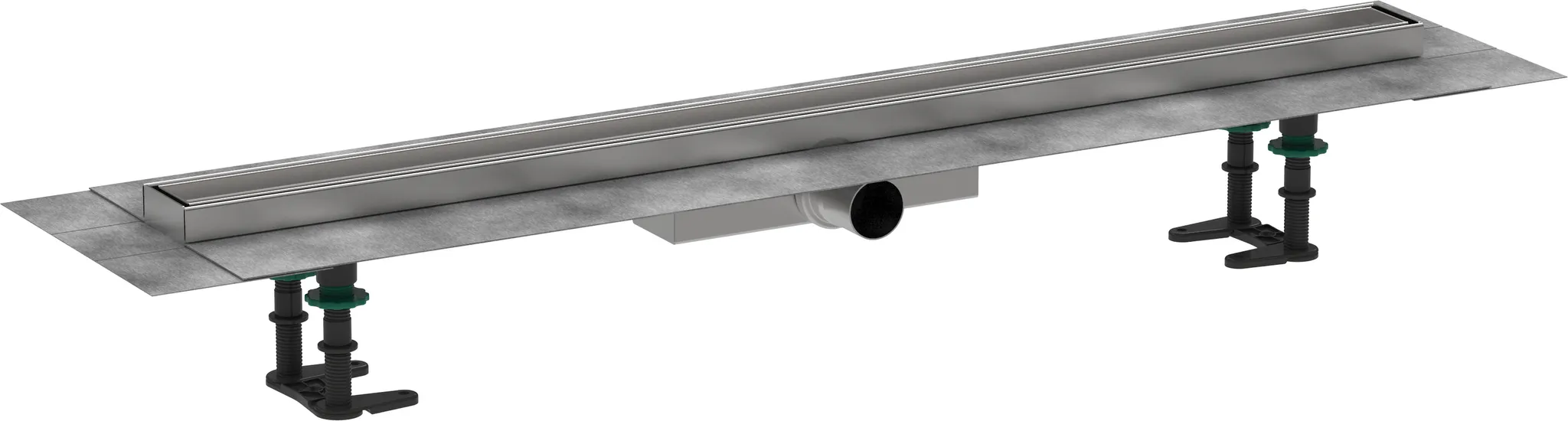 RainDrain Compact Komplettset Duschrinne 900 befliesbar für flache Installation k.a.