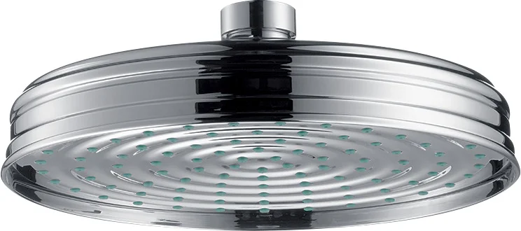 Hansgrohe AXOR Montreux Kopfbrause 180 mm, Chrom, RainAir Strahl, verstellbarer Winkel, abnehmbare Strahlscheibe, DN15 Anschluss Hansgrohe AXOR Montreux Kopfbrause 180 mm, Chrom, RainAir Strahl, verstellbarer Winkel, abnehmbare Strahlscheibe, DN15 Anschluss