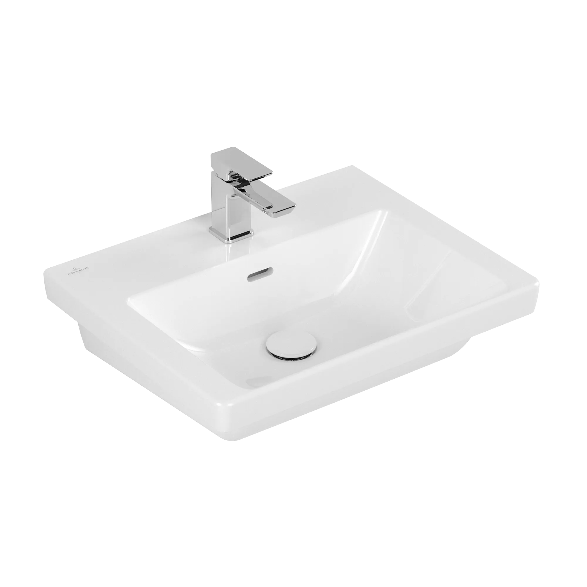 Villeroy & Boch Subway 3.0 Waschbecken 550x440mm Rechteck Weiß Alpin