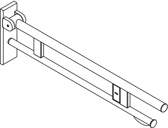 HEWI Stützklappgriff „System 900“