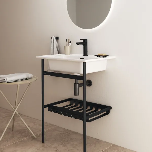 Waschbecken „StradaII“ 64 × 46 × 18 cm, Hahnlochposition mittig Waschbecken „StradaII“ 64 × 46 × 18 cm, Hahnlochposition mittig