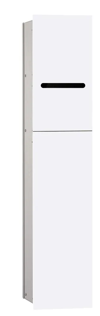 WC-Modul asis 2.0Unterputz, 811 mm, Türanschlag links, weiss mattohne Einbaurahmen