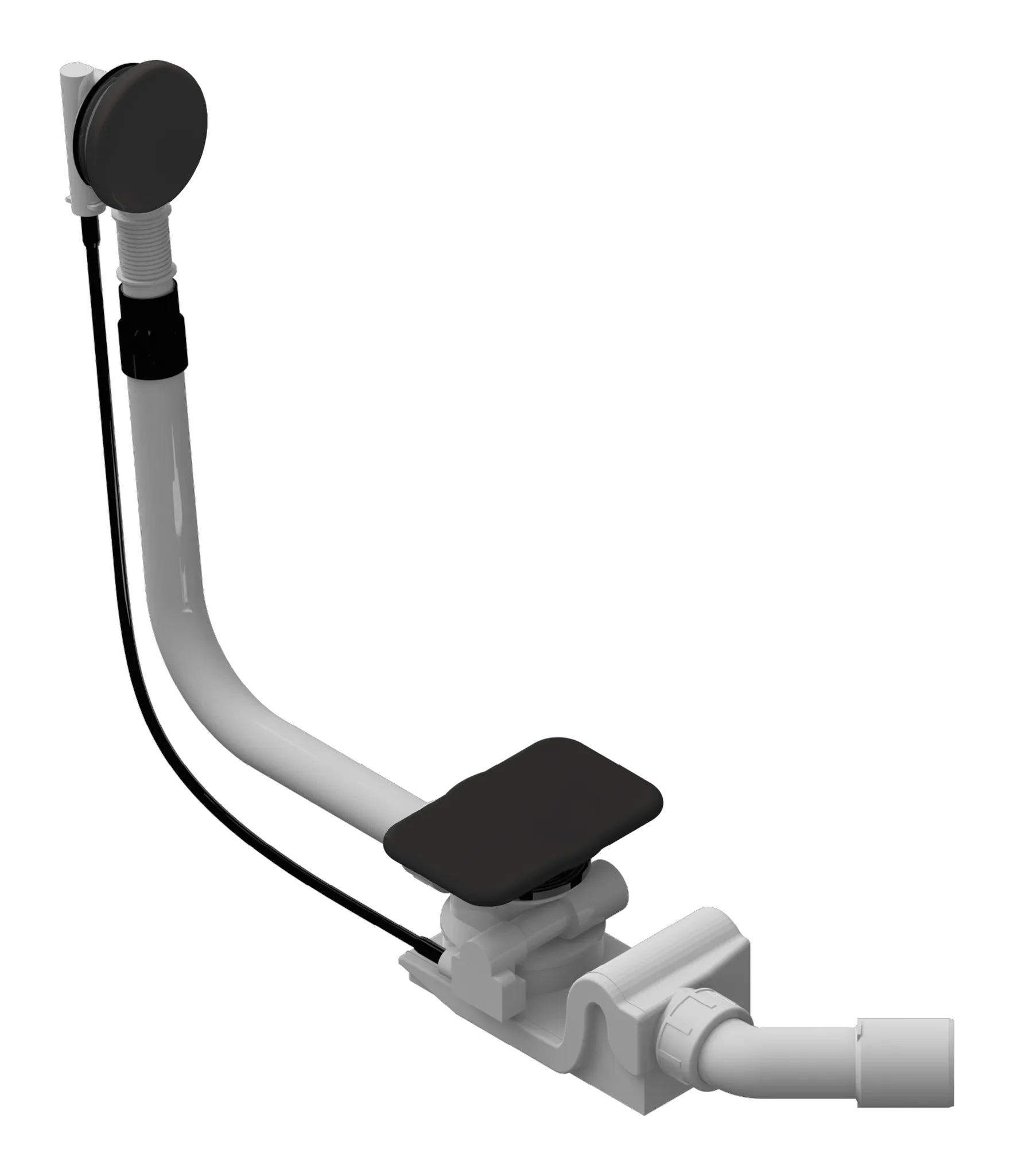 Kaldewei Ablaufgarnitur mit emaillierter Ablaufabdeckung für Modell 4061 „Asymmetric Duo“ in schwarz matt Kaldewei Ablaufgarnitur mit emaillierter Ablaufabdeckung für Modell 4061 „Asymmetric Duo“ in schwarz matt