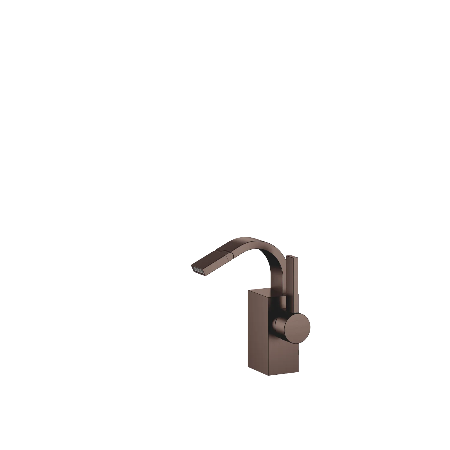 Dornbracht Bidet-Einhandbatterie mit Ablaufgarnitur SERIENSPEZIFISCH Dark Bronze gebürstet PVD, Ausladung 110 mm, Armaturenhöhe 180 mm, Bohrungsdurchmesser 35 mm