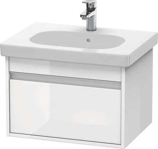 Duravit Waschtischunterschrank wandhängend „Ketho“ 60 × 41 × 45,5 cm Weiß Hochglanz Duravit Waschtischunterschrank wandhängend „Ketho“ 60 × 41 × 45,5 cm Weiß Hochglanz