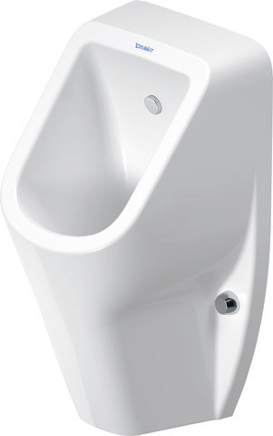 Urinal Nohne 1,565mm,rimmless weiß hgl., Zulauf von Hinten