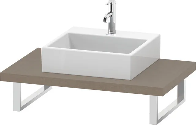 Duravit Konsole „L-Cube“ in Leinen Duravit Konsole „L-Cube“ in Leinen