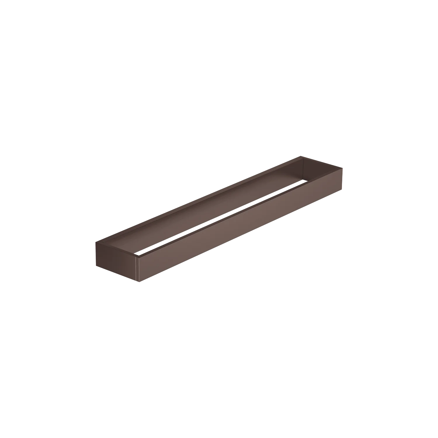 Dornbracht Badetuchhalter SERIENSPEZIFISCH Dark Bronze gebürstet PVD, 320 x 450 mm, Höhe 35 mm, Ausladung 80 mm