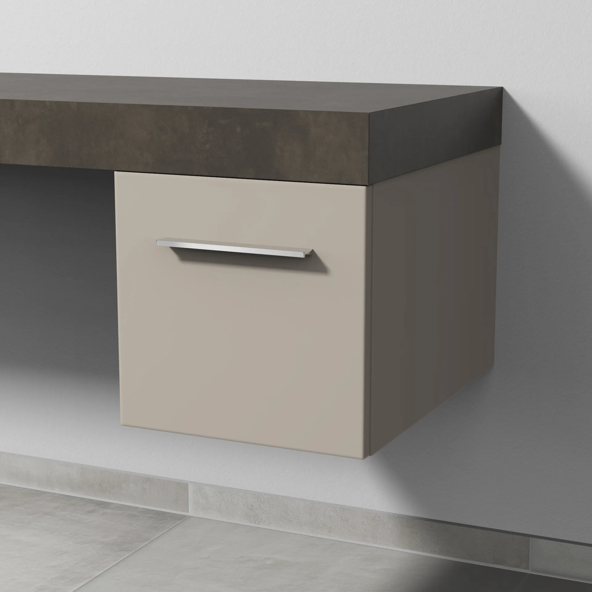 Sanipa Anbauschrank „2morrow“ 350 × 340 × 520 mm in Kaschmir (matt)