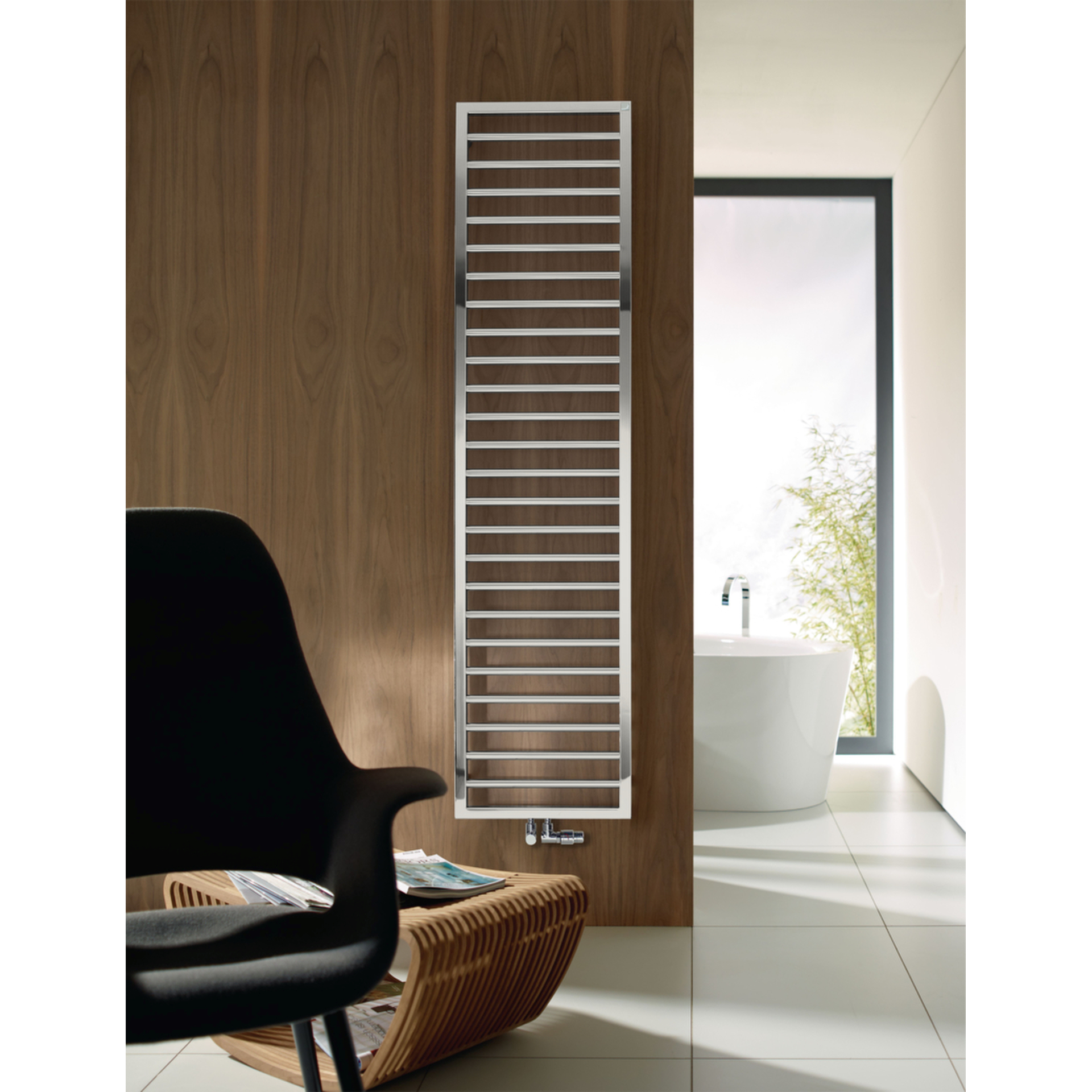 Zehnder Design-Heizkörper „Subway“ für Warmwasser-Zentralheizung oder gemischten Betrieb mit 50 mm-Mittelanschluss 45 × 97,3 cm in Telegrey 4 (RAL 7047) Zehnder Design-Heizkörper „Subway“ für Warmwasser-Zentralheizung oder gemischten Betrieb mit 50 mm-Mittelanschluss 45 × 97,3 cm in Telegrey 4 (RAL 7047)
