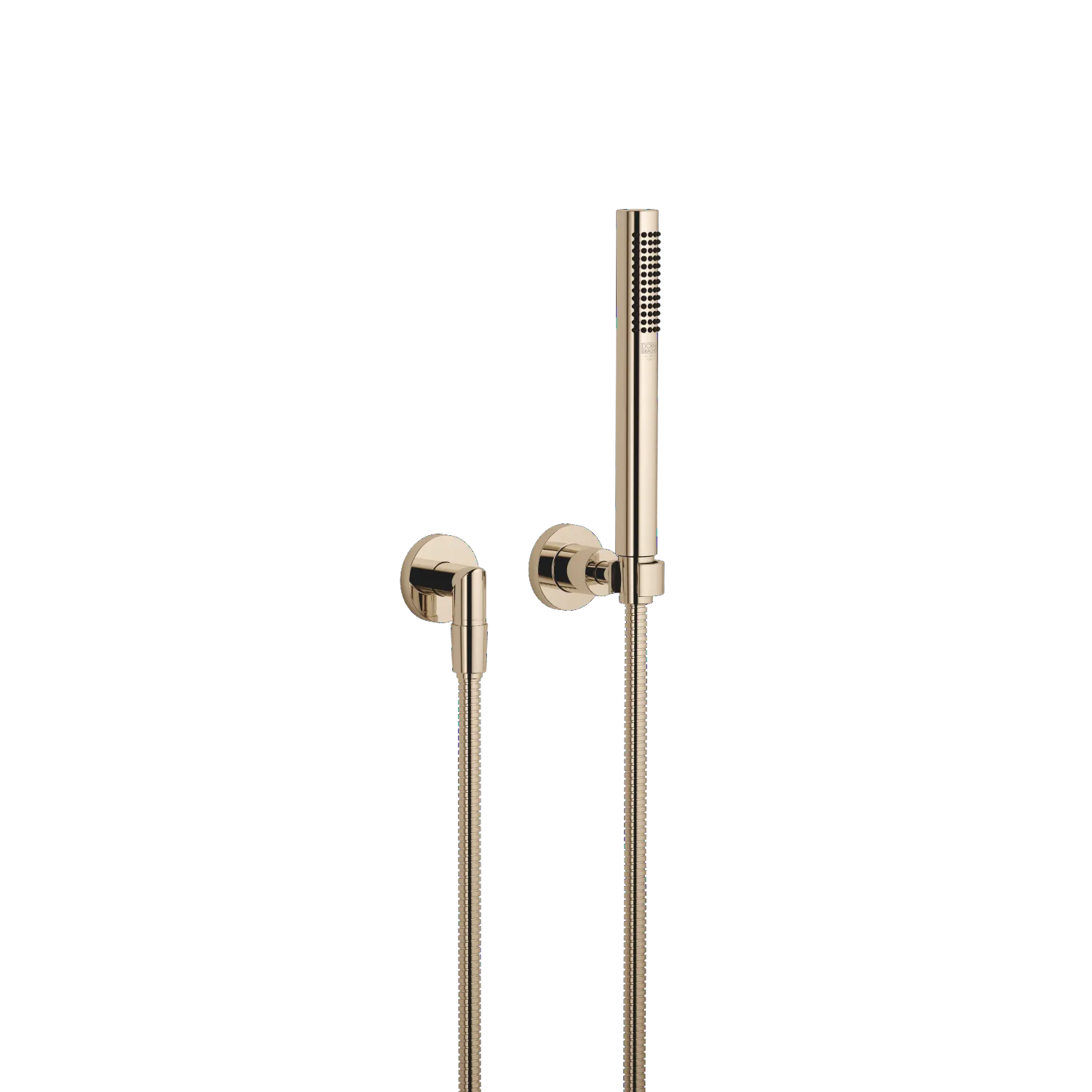 Dornbracht TARA Schlauchbrausegarnitur mit Einzelrosetten - Champagne (22kt Gold)