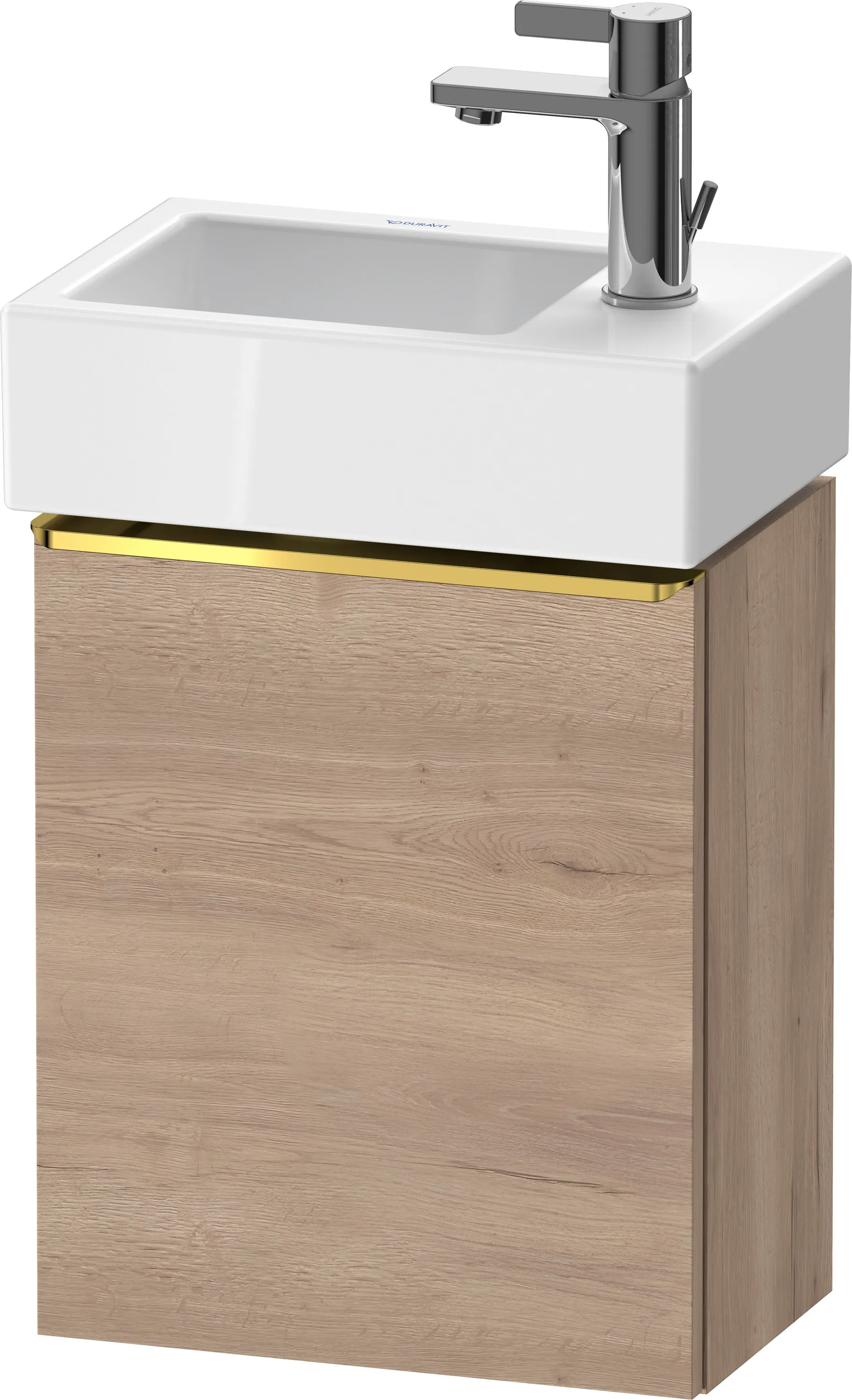 Duravit Waschtischunterschrank wandhängend „D-Neo“ 36,4 × 44 × 22,2 cm Eiche Marmoriert