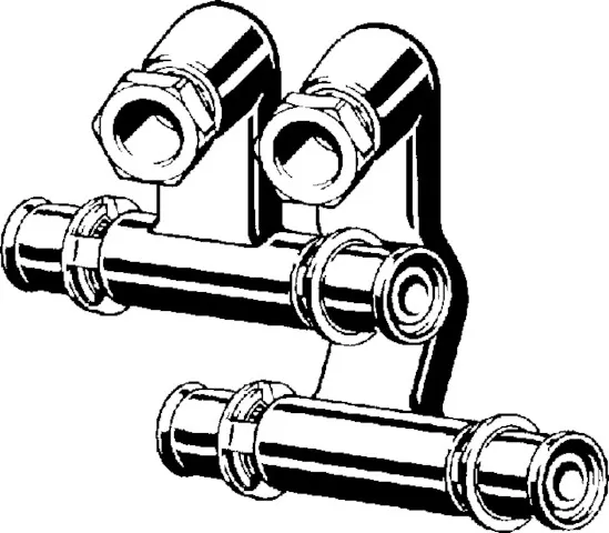 Viega „Sanfix P“ Sockelleisten-Heizkörperanschlussstück vernickelt 16 mm × 1/2″ × 16 mm Viega „Sanfix P“ Sockelleisten-Heizkörperanschlussstück vernickelt 16 mm × 1/2″ × 16 mm