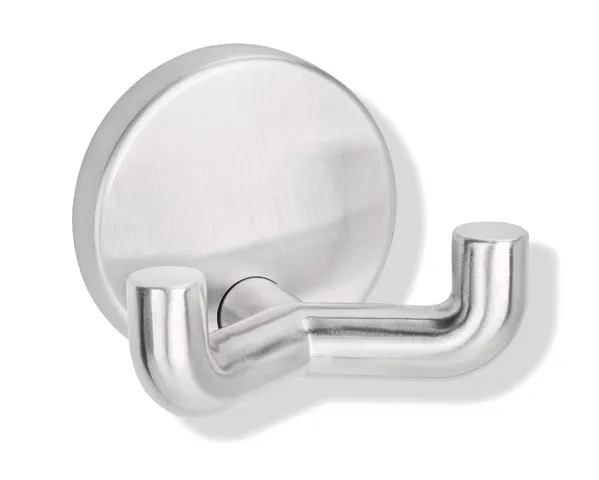 HEWI Doppelwandhaken Serie 805 Classic, Edelstahl, 44mm tief, Rosette d:50mm HEWI Doppelwandhaken Serie 805 Classic, Edelstahl, 44mm tief, Rosette d:50mm