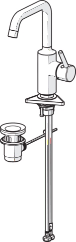 HansaVANTIS Waschtischarmatur Hansavantis 2022 EHM WT-Batt. 5254 Ablaufgarnitur Ausladung 152 mm Chrom HansaVANTIS Waschtischarmatur Hansavantis 2022 EHM WT-Batt. 5254 Ablaufgarnitur Ausladung 152 mm Chrom
