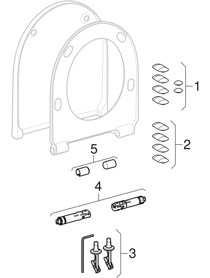 WC-Sitz „Icon“ in weiß matt, Soft Closing, Quick Release