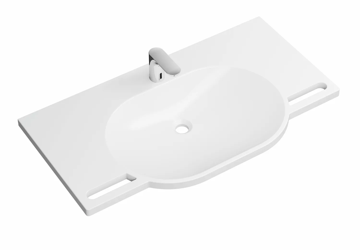 Set-Waschtisch und Armatur 100 × 55 × 11 cm Set-Waschtisch und Armatur 100 × 55 × 11 cm