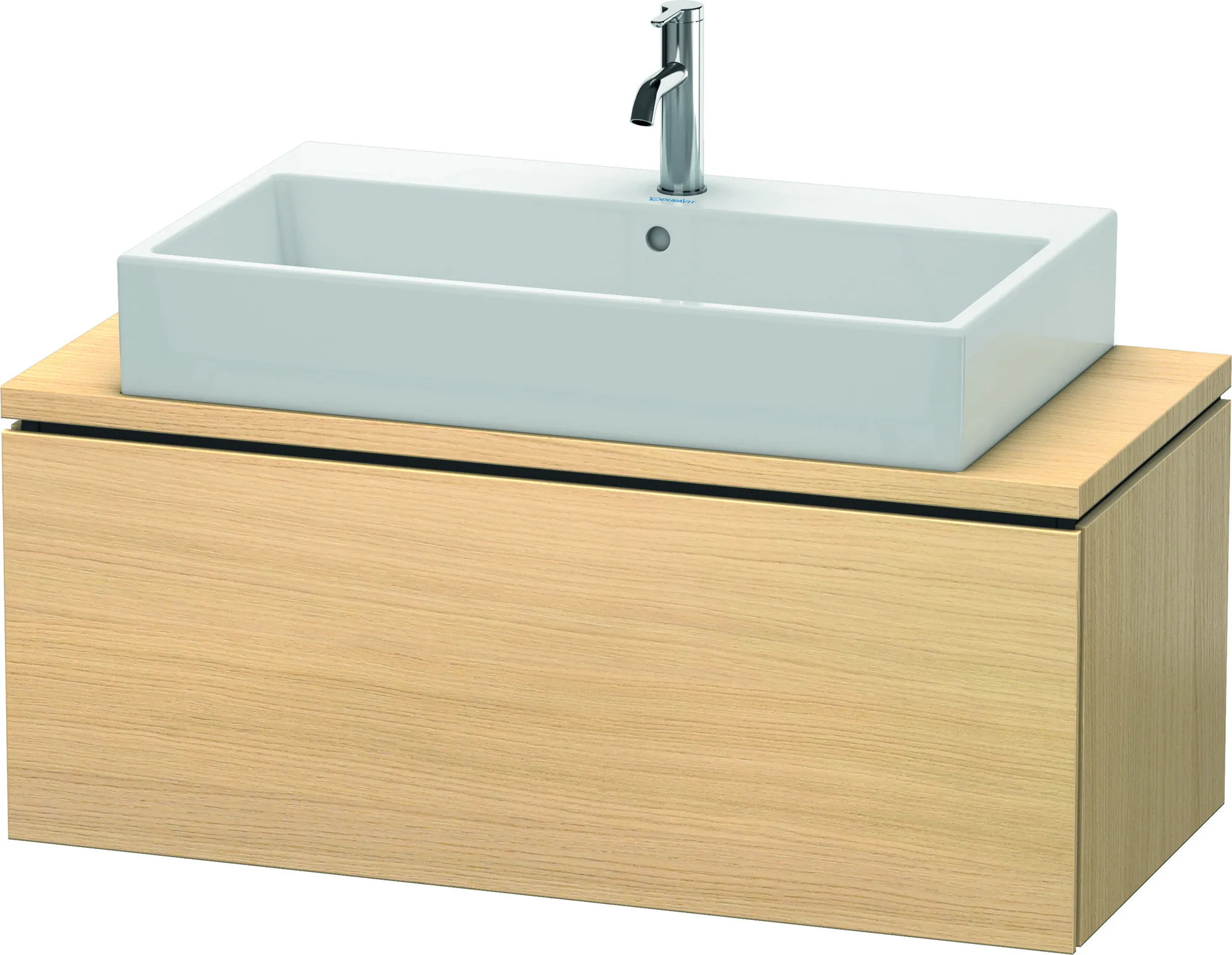 Duravit Waschtischunterschrank wandhängend „L-Cube“ 102 × 40 × 47,7 cm Mediterrane Eiche Duravit Waschtischunterschrank wandhängend „L-Cube“ 102 × 40 × 47,7 cm Mediterrane Eiche