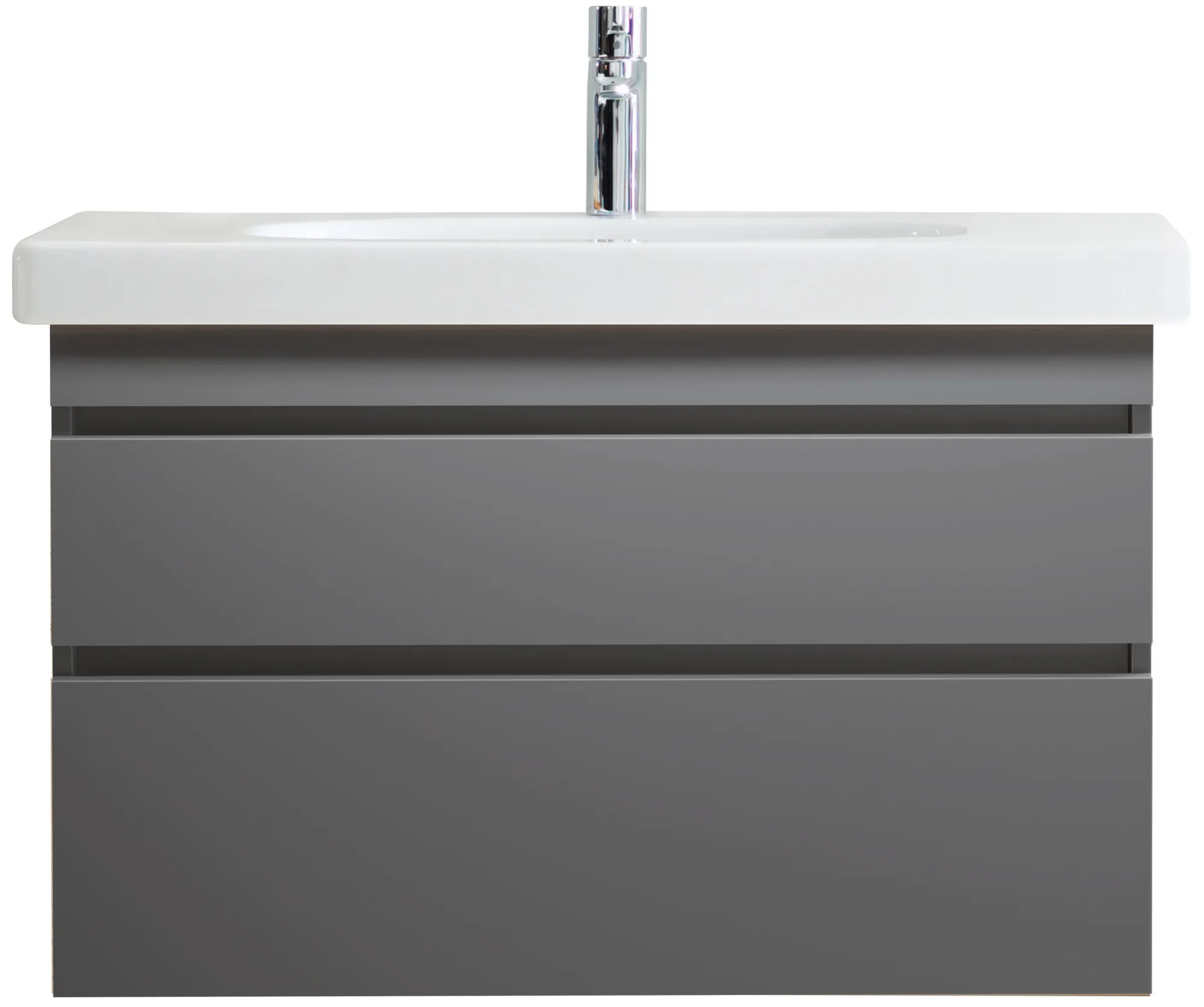 Wandwaschtisch „DuraStyle“, mit Überlauf, Hahnlochposition mittig Wandwaschtisch „DuraStyle“, mit Überlauf, Hahnlochposition mittig