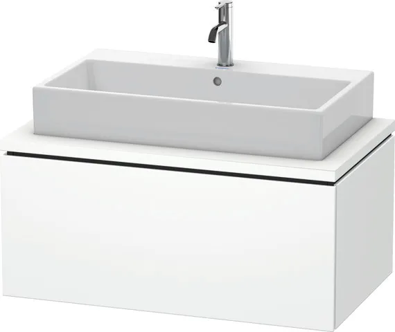 Duravit Waschtischunterschrank wandhängend „L-Cube“ 92 × 40 × 54,7 cm Weiß Matt Duravit Waschtischunterschrank wandhängend „L-Cube“ 92 × 40 × 54,7 cm Weiß Matt