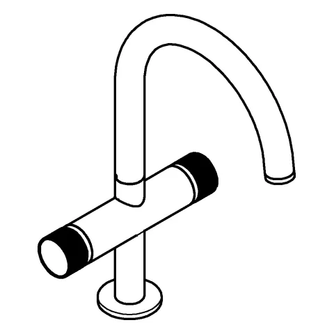 Grohe Atrio Private Collection Waschtisch-Einlochbatterie 21138 L-Size Knopfbetätigung chrom Grohe Atrio Private Collection Waschtisch-Einlochbatterie 21138 L-Size Knopfbetätigung chrom