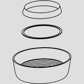 SANIT Dichtungs-Set 2 für Spülkasten