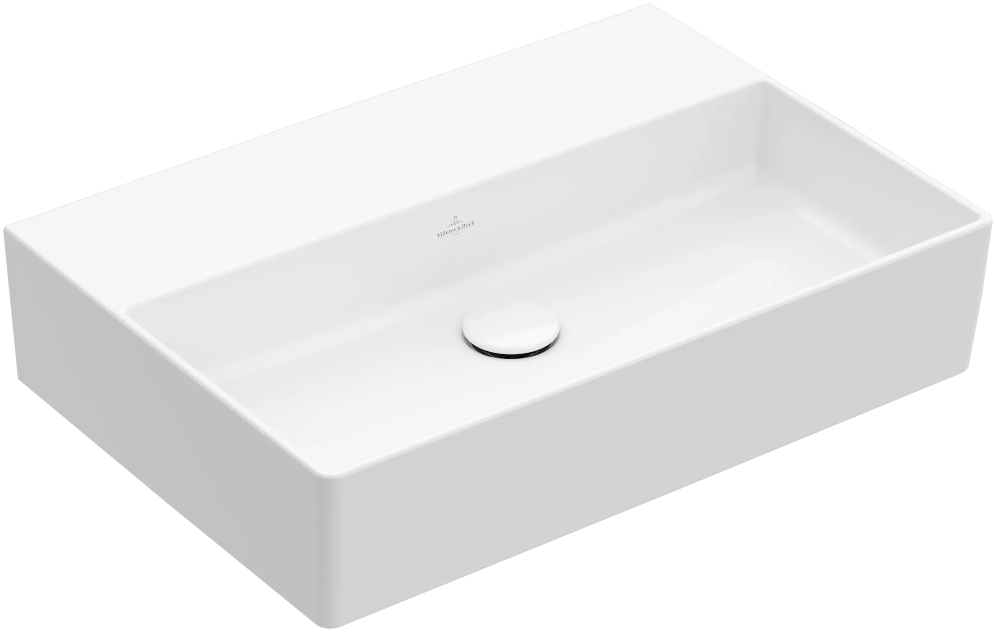 Villeroy & Boch Wandwaschtisch aus TitanCeram geschliffen „Memento 2.0“ 600 × 420 × 135 mm, ohne Hahnlochbohrung in Weiß Alpin Villeroy & Boch Wandwaschtisch aus TitanCeram geschliffen „Memento 2.0“ 600 × 420 × 135 mm, ohne Hahnlochbohrung in Weiß Alpin