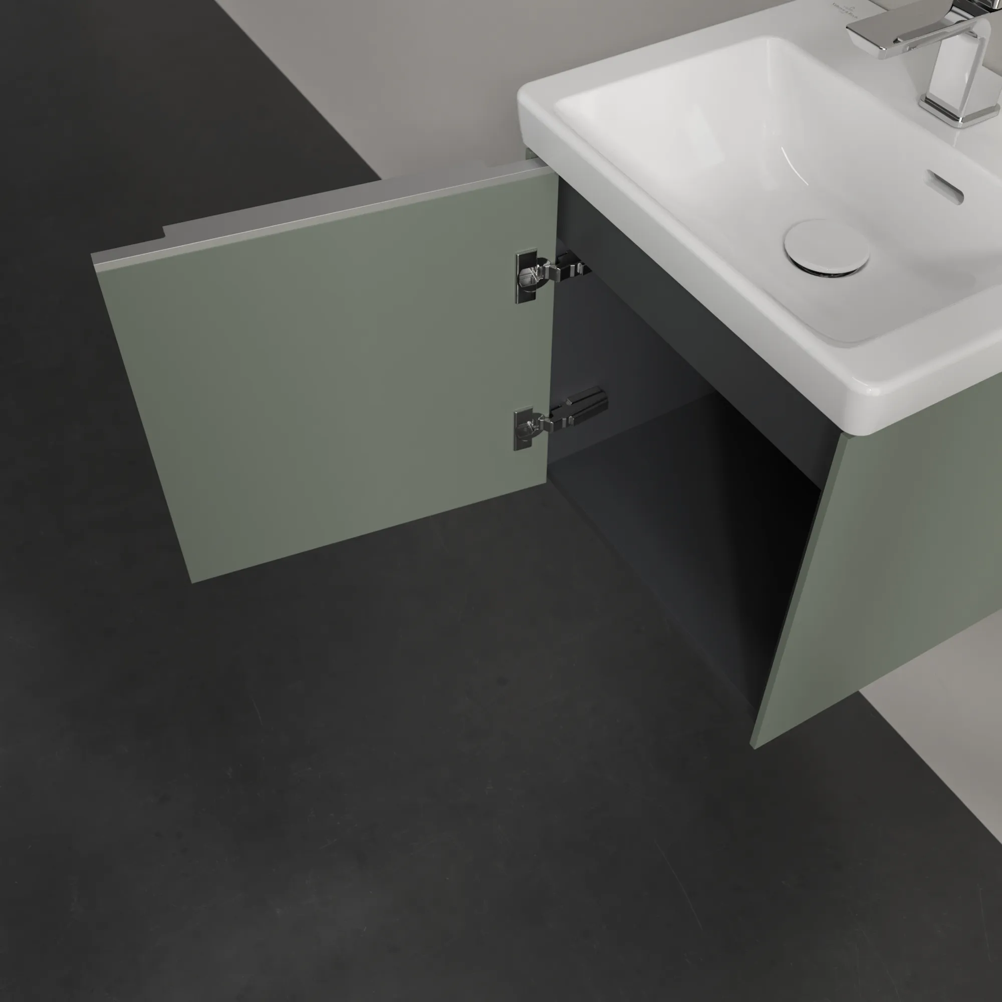 Villeroy & Boch Subway 3.0 Waschbeckenunterschrank C58100 Soft Green